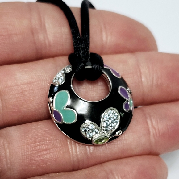 EMA Silver Peridot & Topaz Necklace - Picture 7 of 8